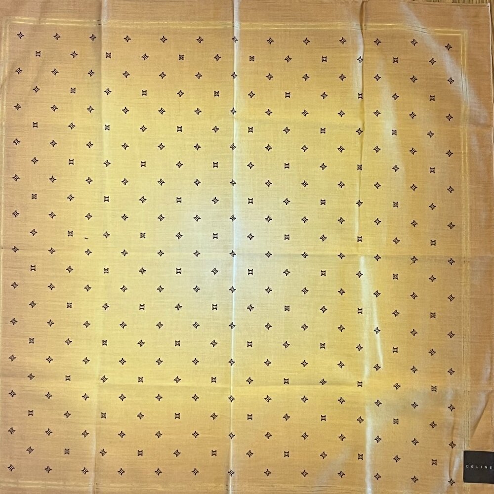 Celine Cotton Scarf / Handkerchief - Picture 3 of 4